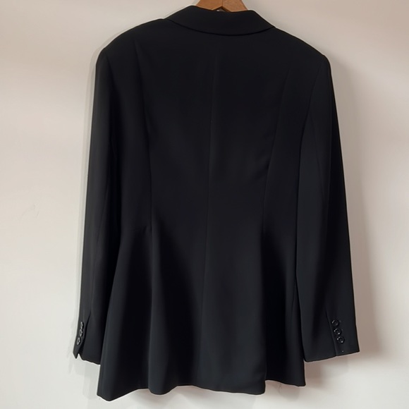 Tahari Vintage Black Padded Blazer - size 10 - Picture 2 of 11